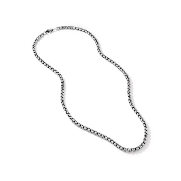 David Yurman Chain Rope Necklace Womens Sterling Silver 32" Lobster Clasp Stack - Picture 1 of 11
